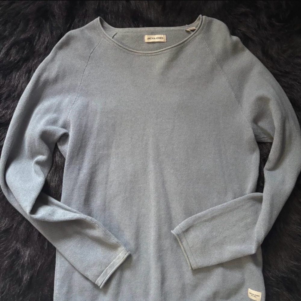 Jack & Jones Sky Blue Knit Top
